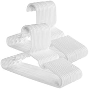 30 komada plastičnih vješalica za dječju odjeću, 29,5 x 0,57 x 17 cm, bijele | SONGMICS-vitahome.hr