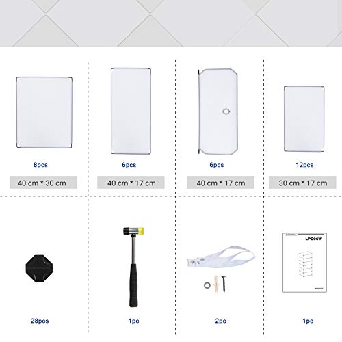 6 szintes cipőtartó reteszelhető, álló tároló ajtókkal, fehér-SONGMICS-Vita Home