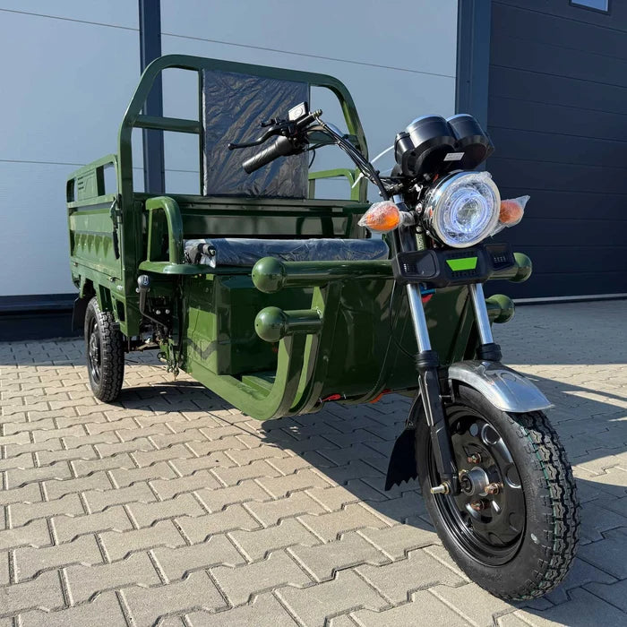 CargoCity 700 Električno teretno vozilo s platformom, 1000 W, zeleno
