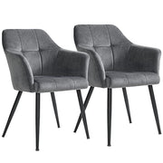 A étkezőszék 2 db-os szett szürke színben-SONGMICS-Vita Home