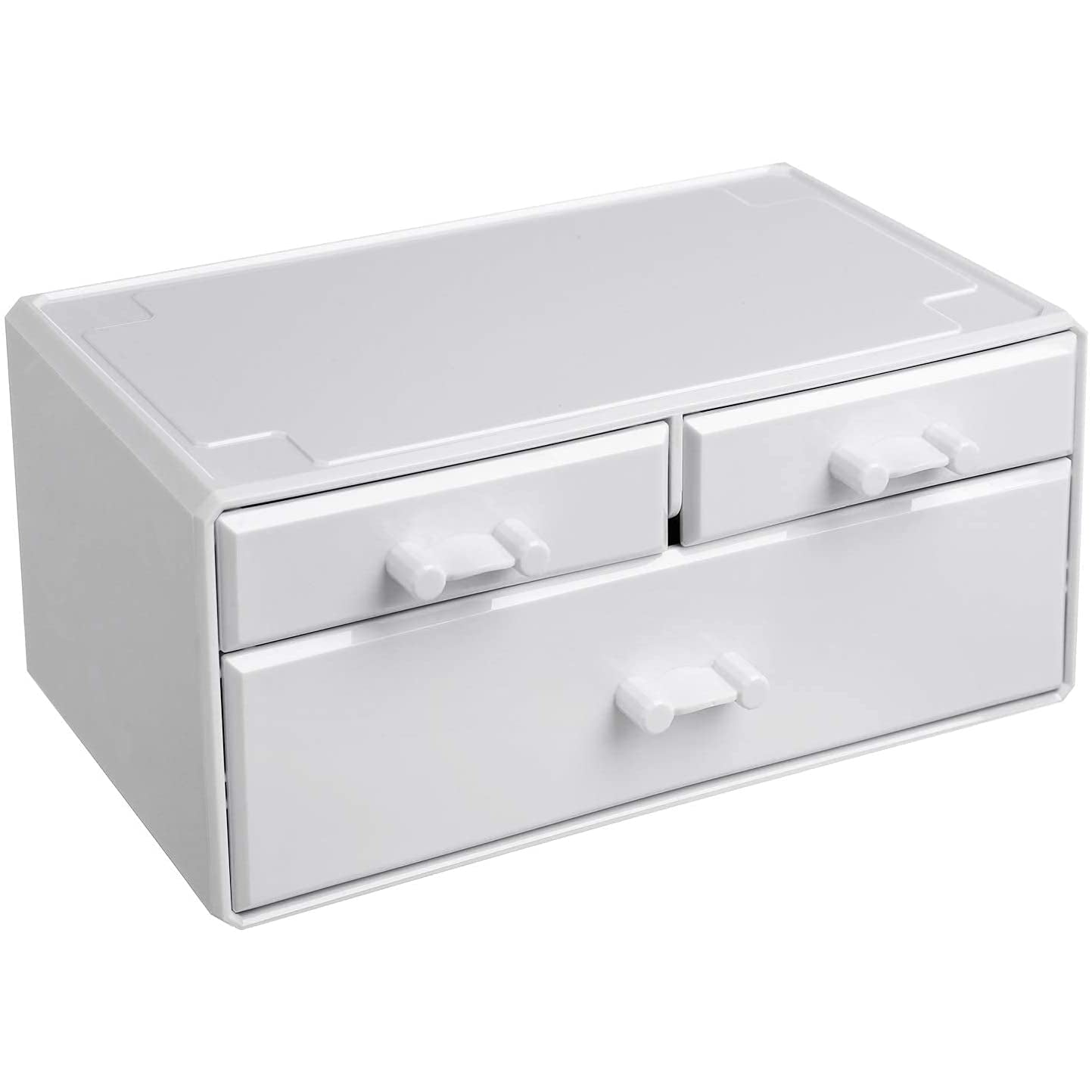 Akrilni kozmetički organizator s 6 ladica, bijeli | SONGMICS-vitahome.hr