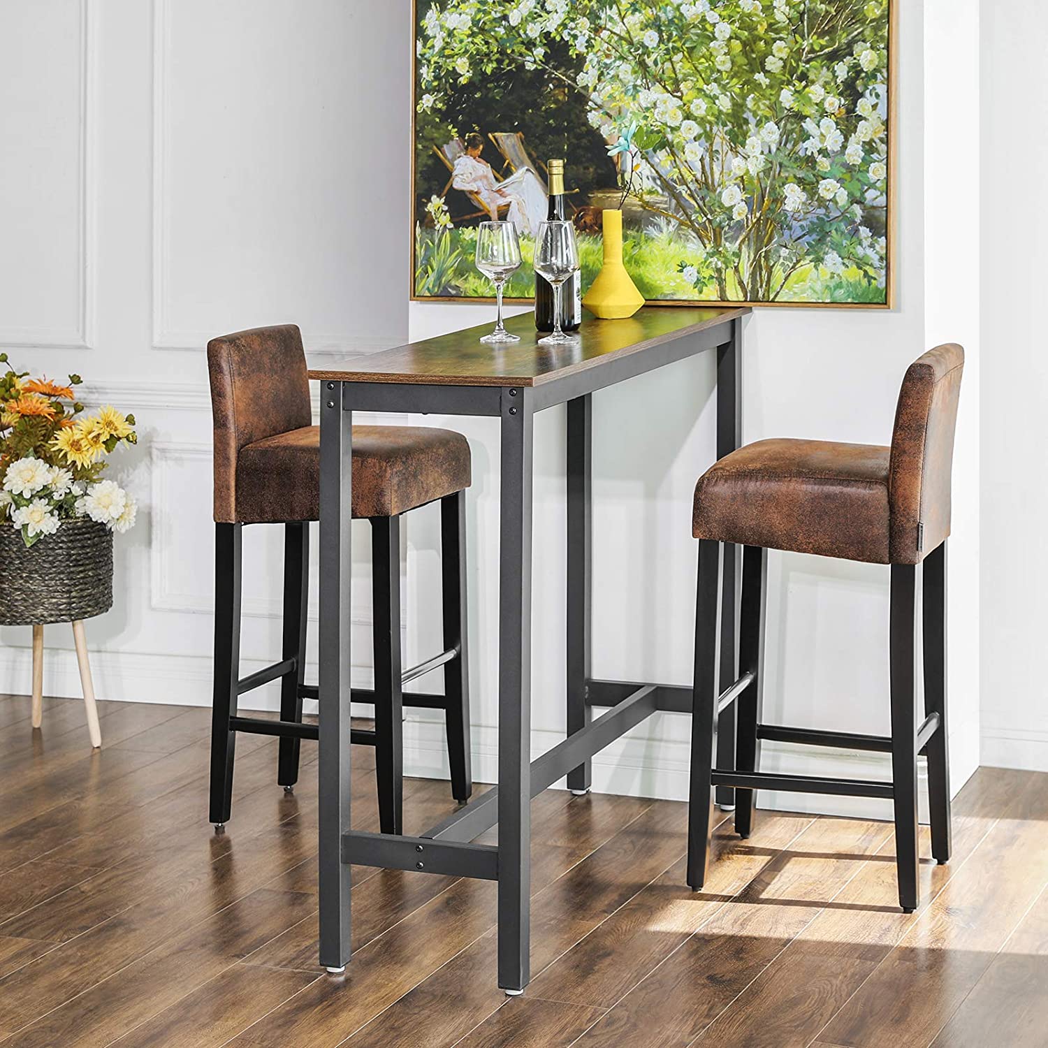 Barske stolice s podstavljenim leđima, set od 2 | SONGMICS-vitahome.hr