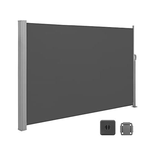 Bočna tenda 160 x 350 cm, otporno na hrđu, tkanina i aluminijum, antracit | SONGMICS-vitahome.hr