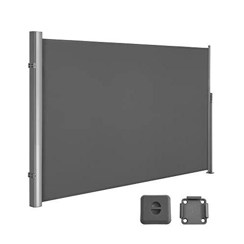 Bočna tenda 160 x 350 cm, poliesterska tkanina i aluminijum antracit boje | SONGMICS-vitahome.hr