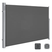 Bočna tenda, na razvlačenje, 180 x 300 cm antracit siva | SONGMICS-vitahome.hr