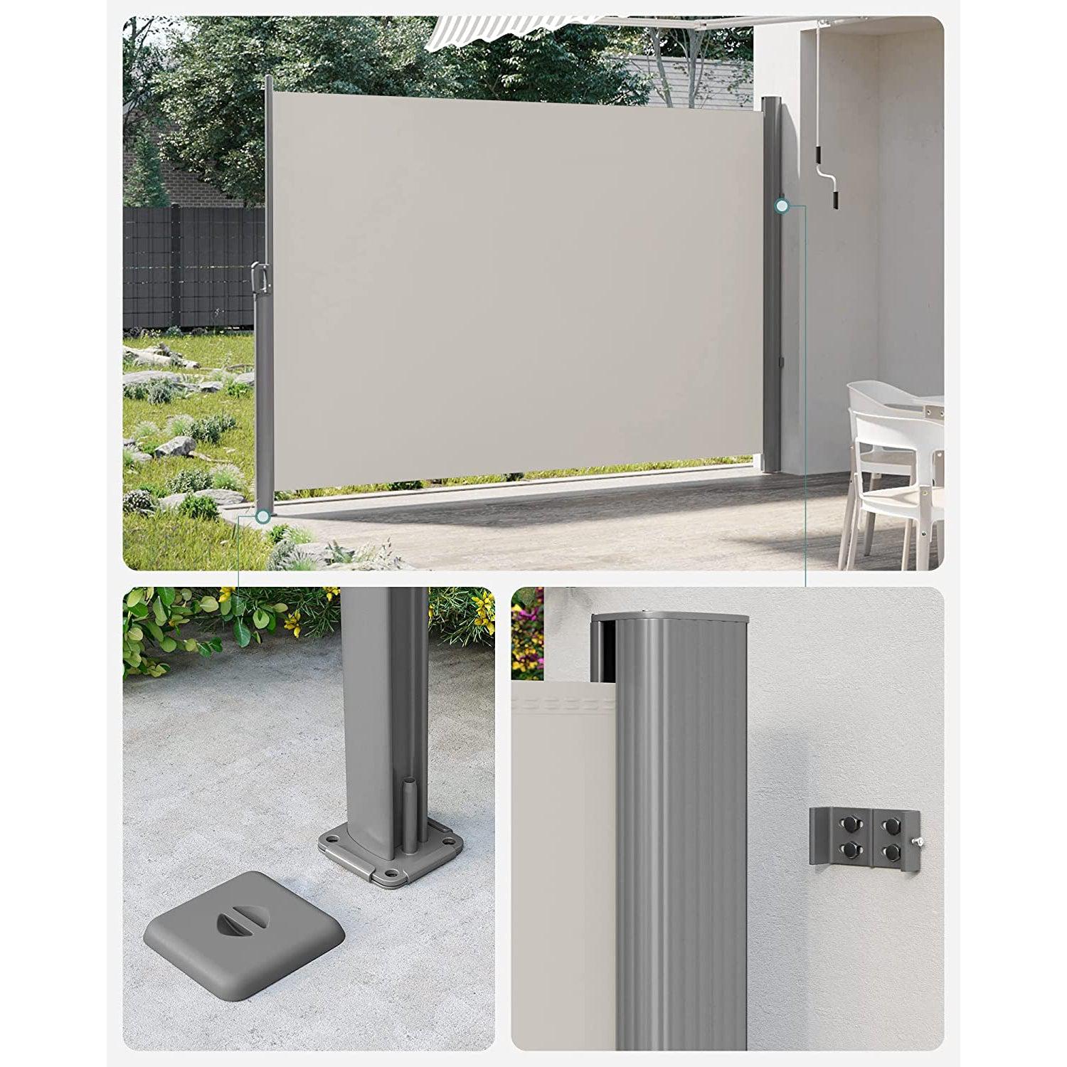 Bočna tenda, tenda za balkon, terasu, bež | SONGMICS-vitahome.hr