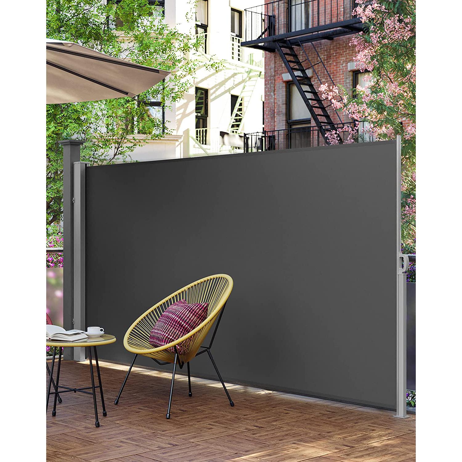 Bočna tenda za balkon i terasu 300 x 160, cm, dimno siva | SONGMICS-vitahome.hr