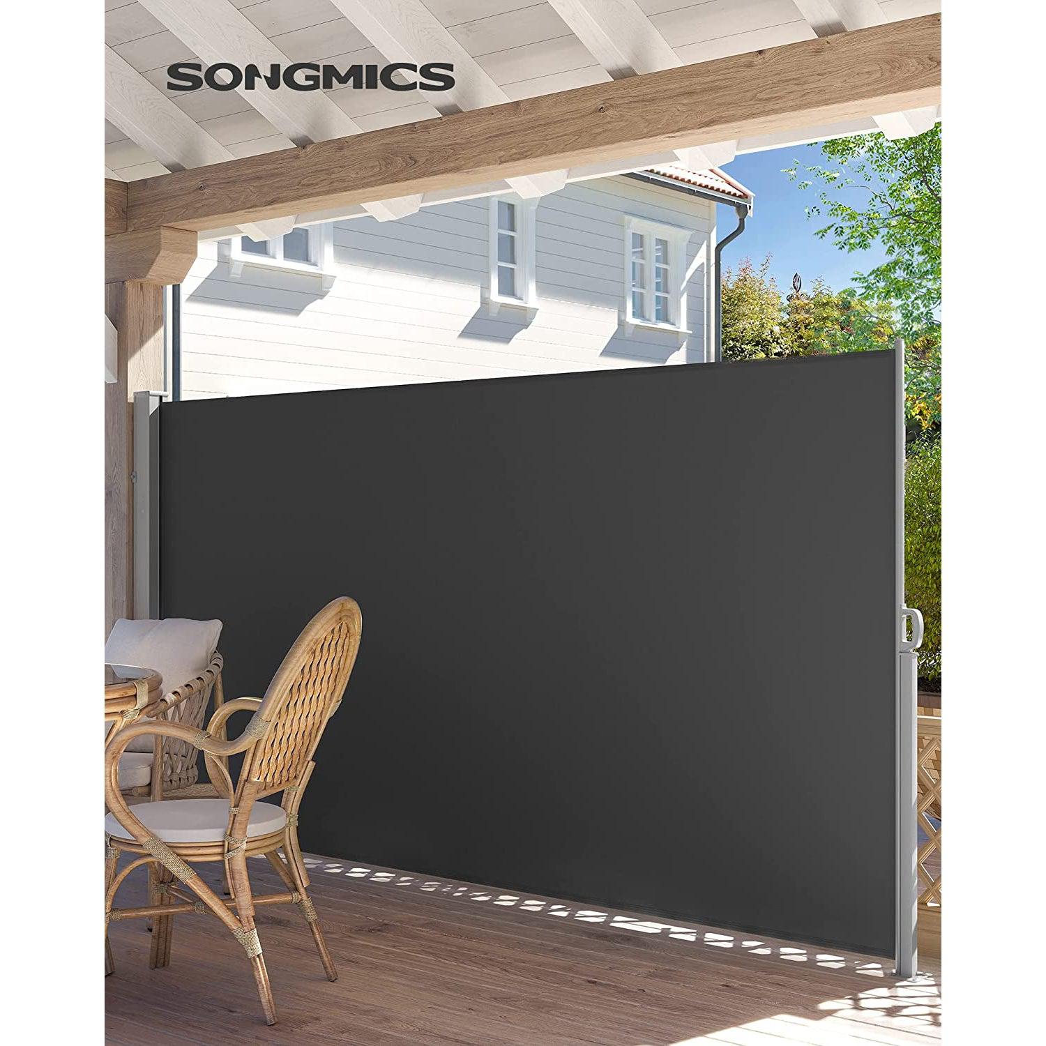 Bočna tenda za balkon i terasu 300 x 160, cm, dimno siva | SONGMICS-vitahome.hr
