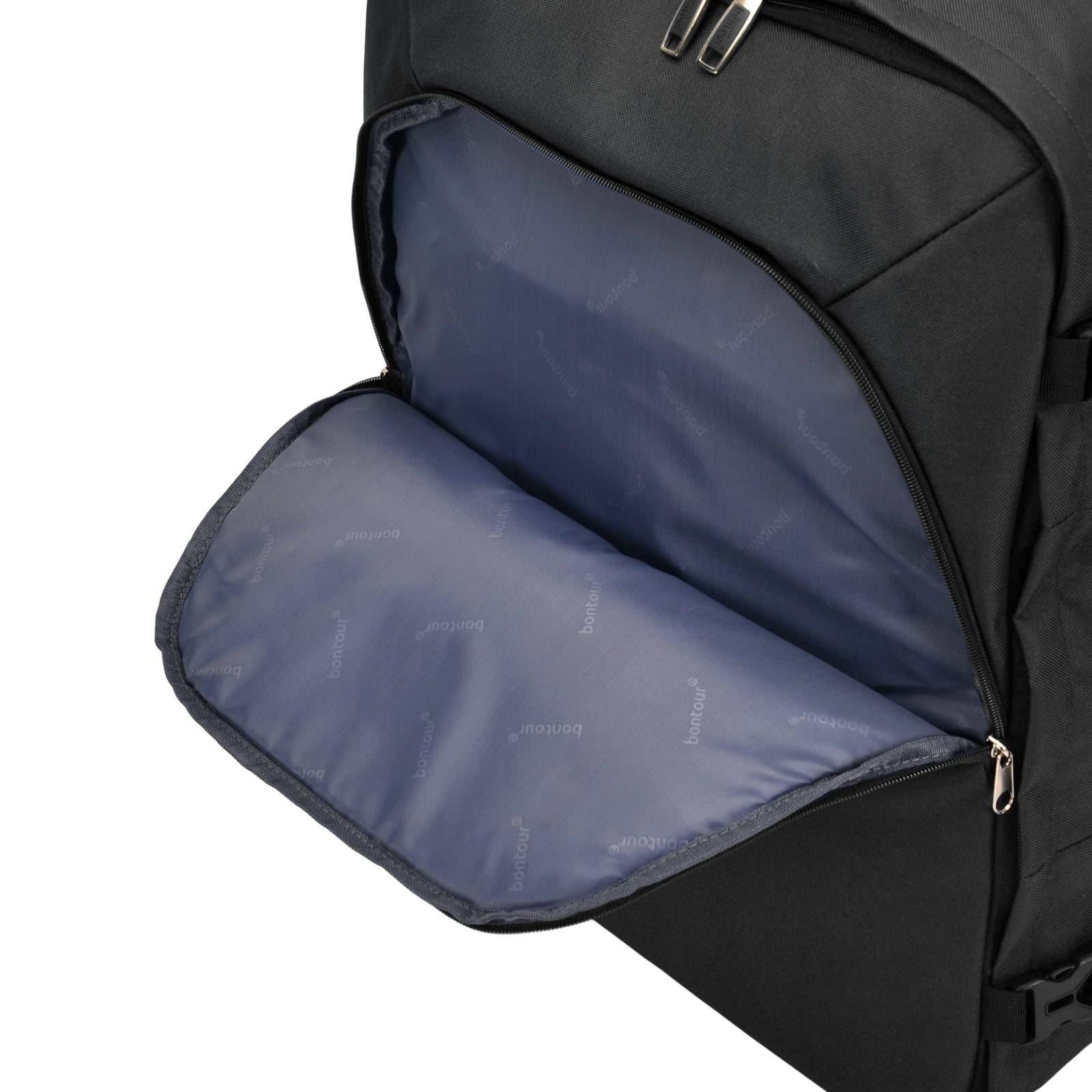 Bontour Air putni ruksak, ručna prtljaga kabinske veličine 55x40x20 cm, crni | BONTOUR-vitahome.hr