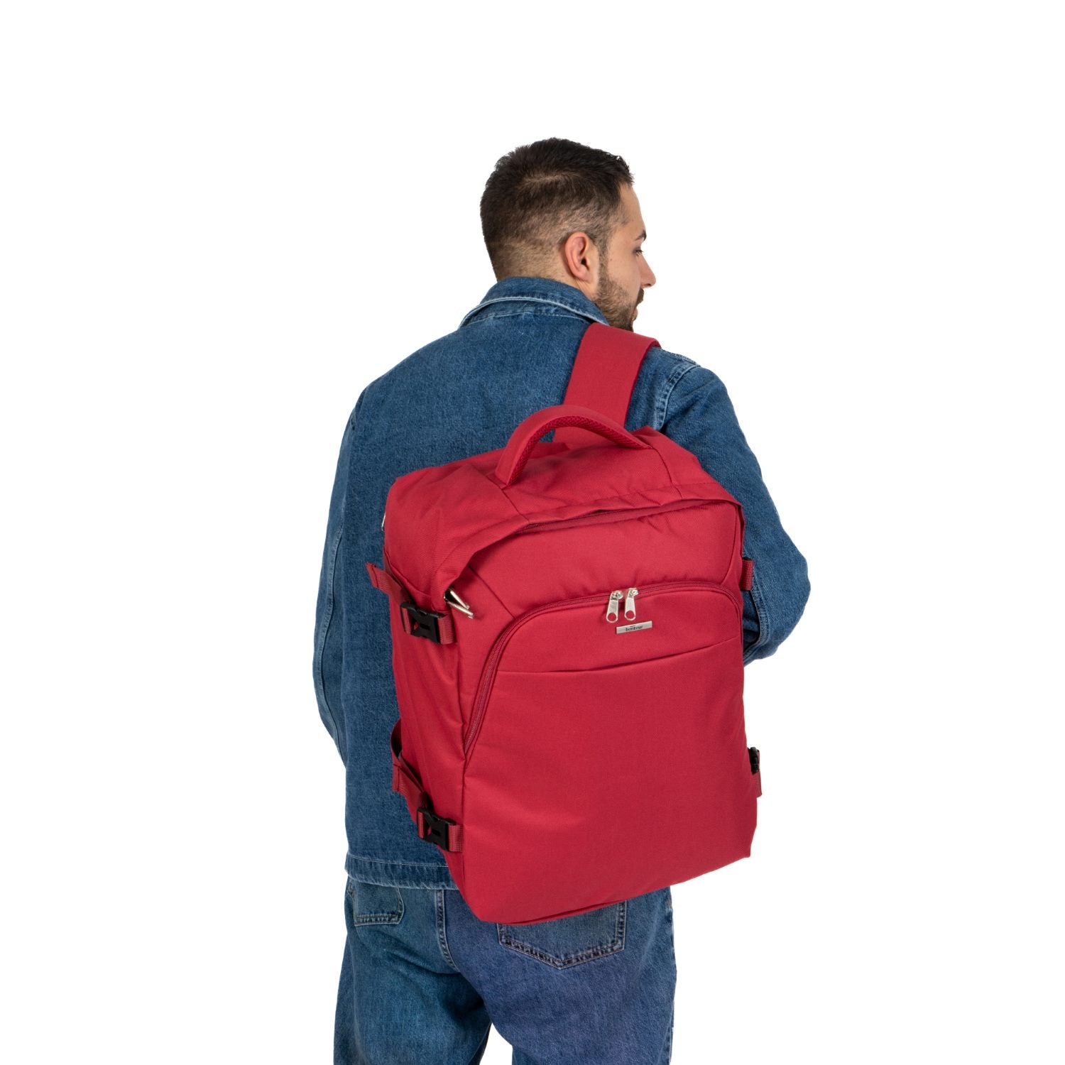 Bontour Air putni ruksak, ručna prtljaga kabinske veličine 55x40x20 cm, crveni | BONTOUR-vitahome.hr