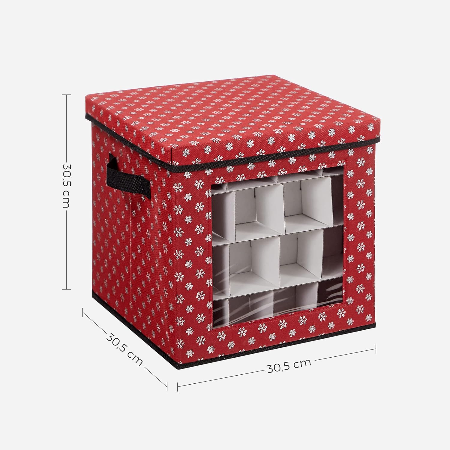 Božićne poklon kutije, kutije za pohranu božićnih ukrasa, crvene | SONGMICS-vitahome.hr