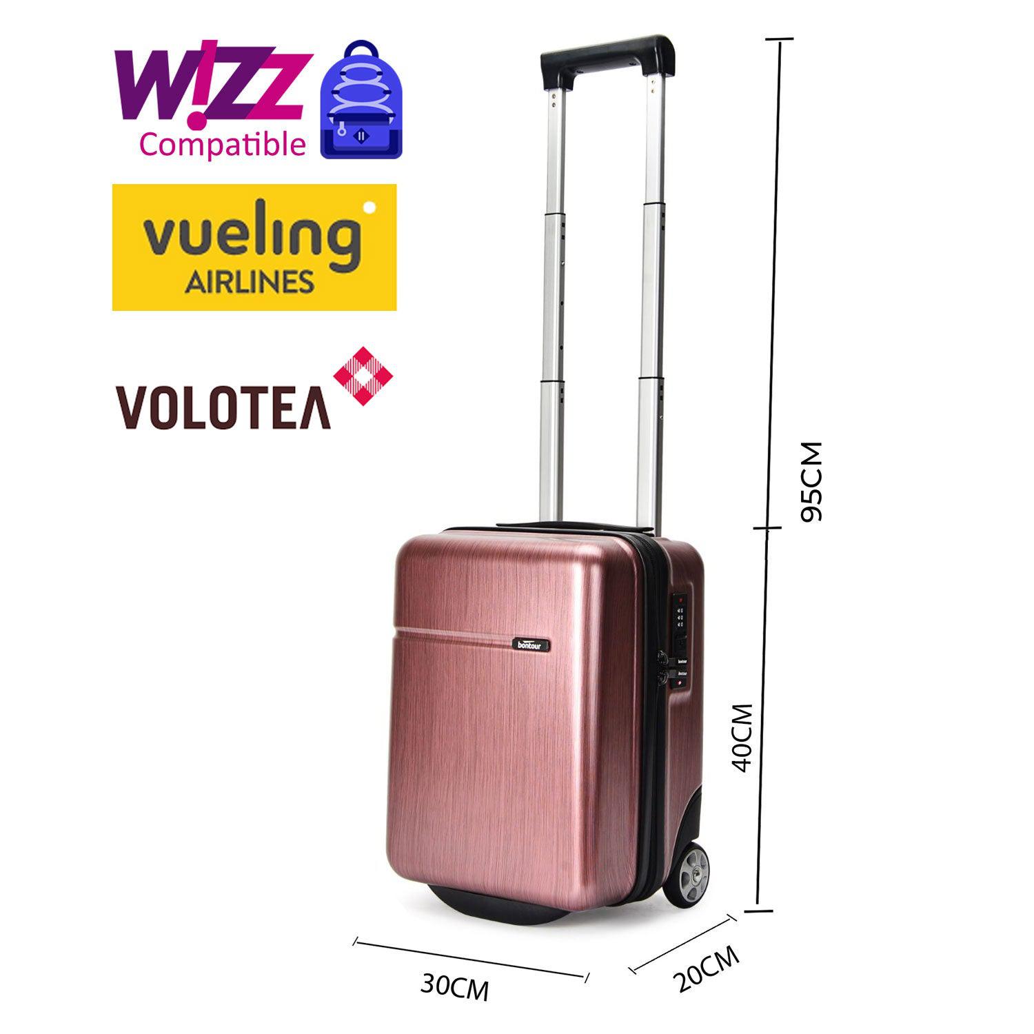 CabinOne kabinski kovčeg WIZZAIR, 40x30x20 cm, tamno ružičasti | BONTOUR-vitahome.hr