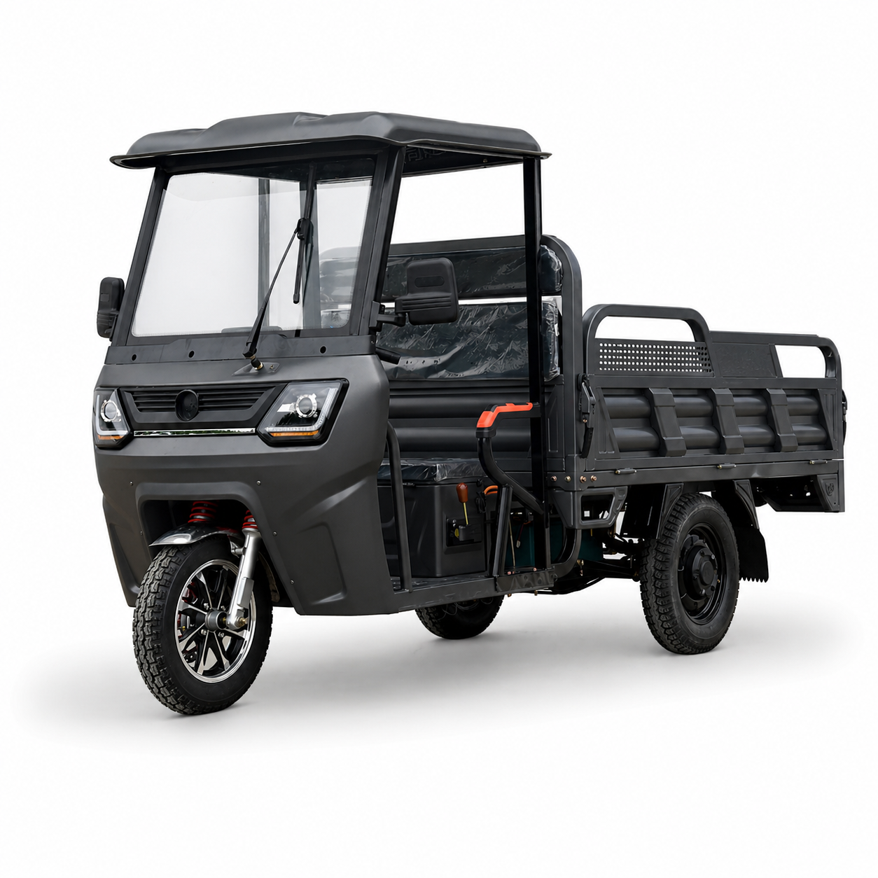 CargoCabin 950 Standard – Električni teretni tricikl s kabinom, 3900 W, poljoprivredno vozilo, titan siva