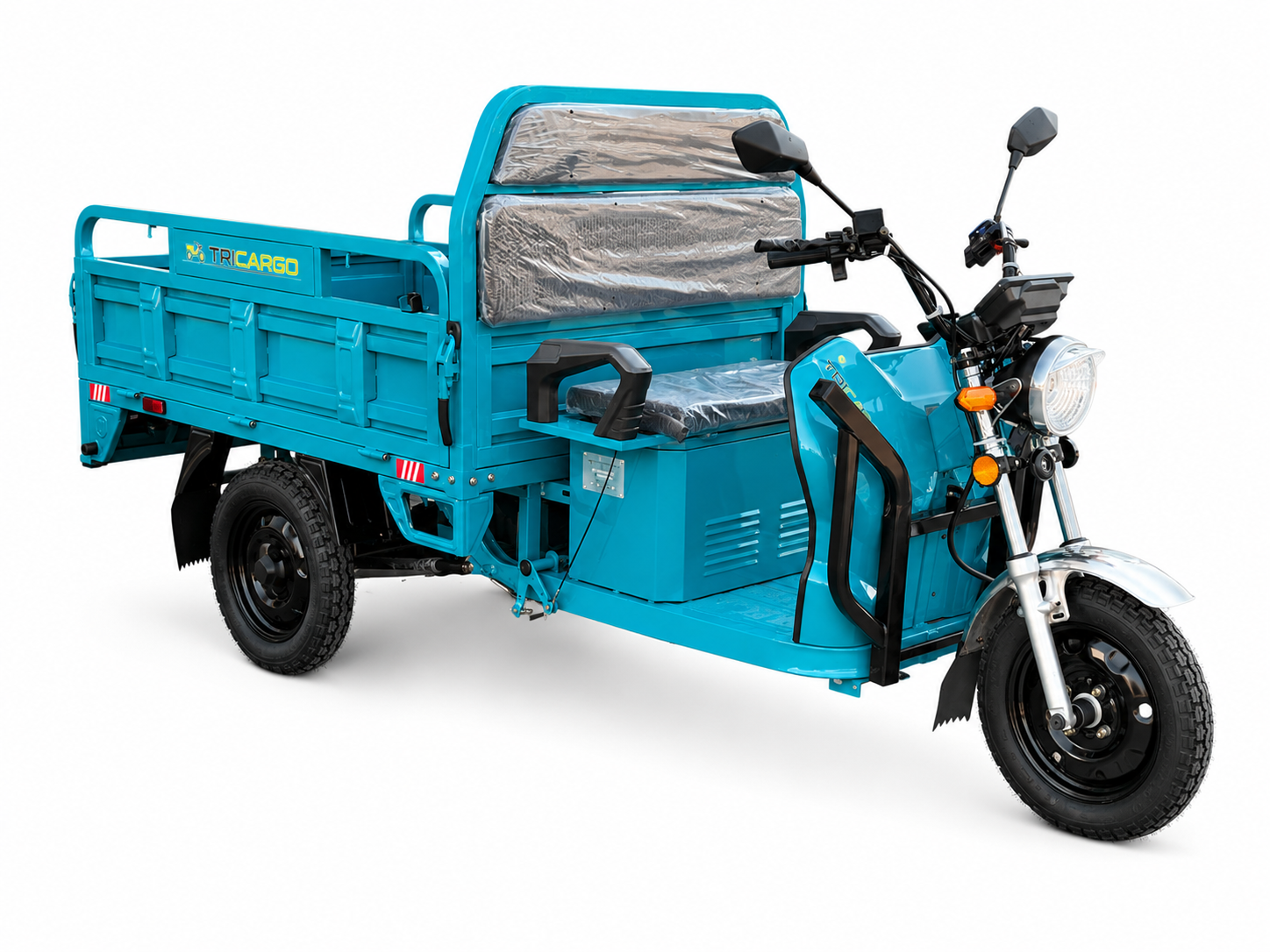 CargoCity 150 – Električni teretni tricikl, poljoprivredno vozilo, 2600 W, tirkizna