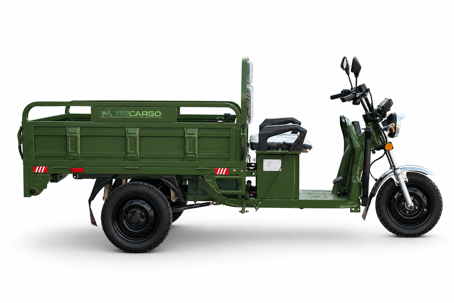 CargoCity 150H - Električni teretni tricikl, 2800W, Zelena