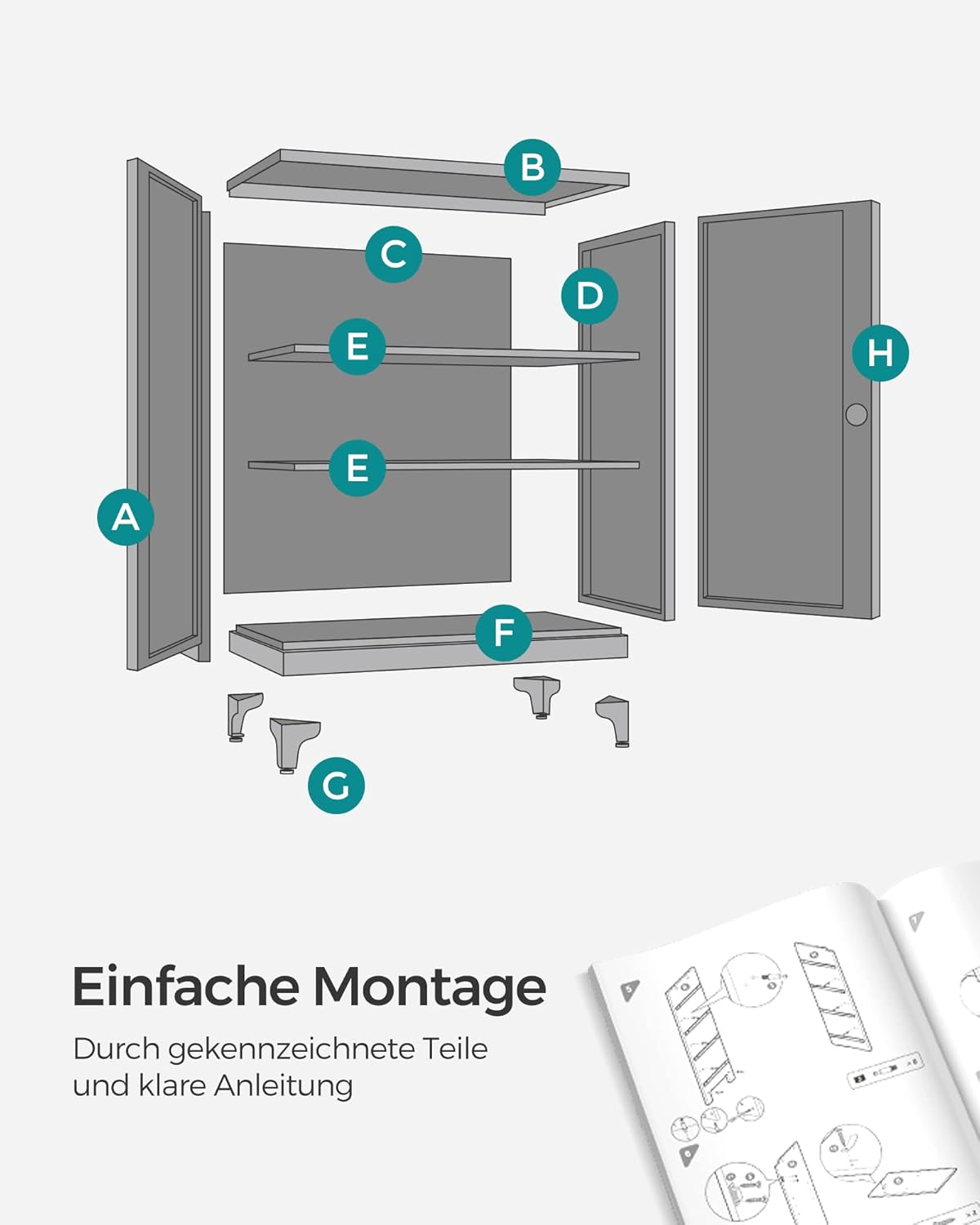 Čelični ormarić za spise s zaključavanjem, 40 x 80 x 90 cm, crni | SONGMICS-SONGMICS-Vita Home