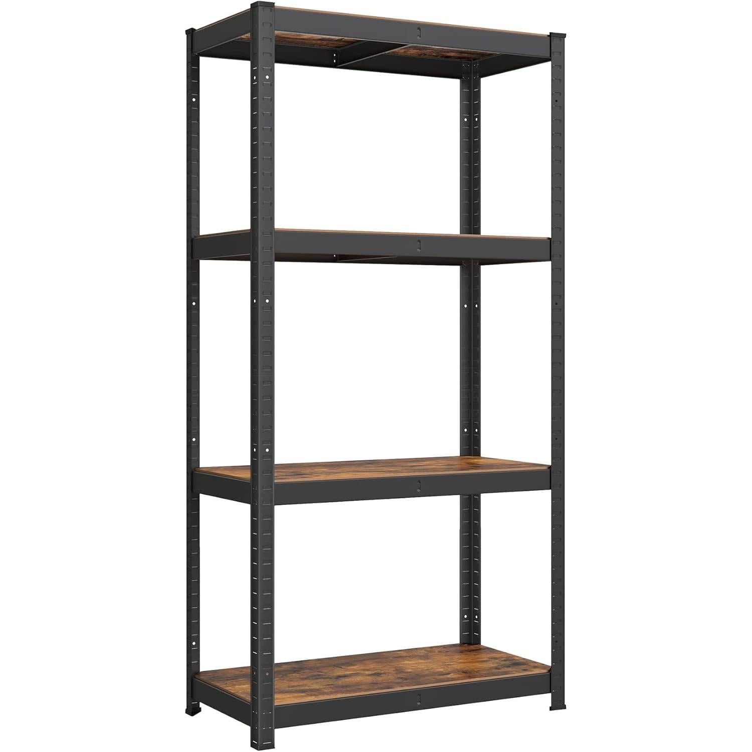 Čelični regal nosivosti 520kg, 40 x 80 x 160 cm, rustikalno smeđa i crna | SONGMICS-SONGMICS-Vita Home