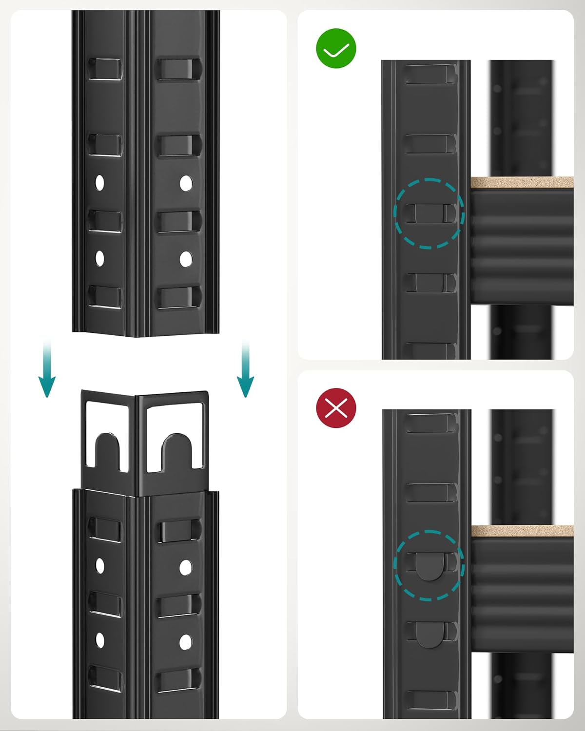 Čelični sustav polica, 2 komada, 180x90x40 cm, crni