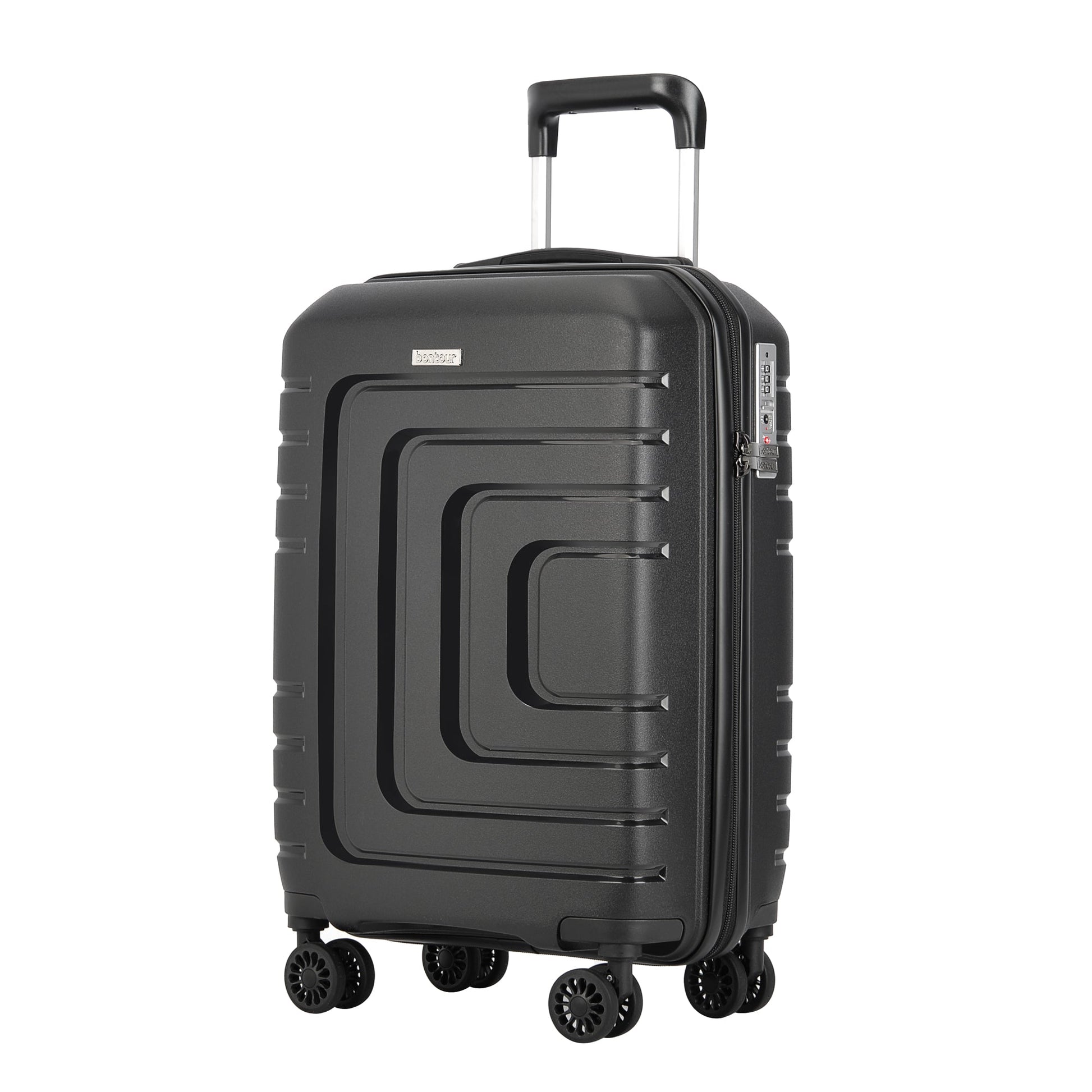 "CHARM" set od 3 kofera na 4 kotača sa TSA bravom, crni | BONTOUR-BONTOUR-Vita Home