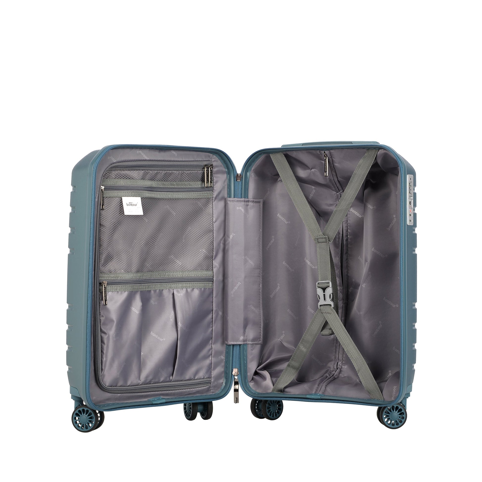 "CHARM" set od 3 kofera na 4 kotača sa TSA bravom, ledeno plavi | BONTOUR-BONTOUR-Vita Home