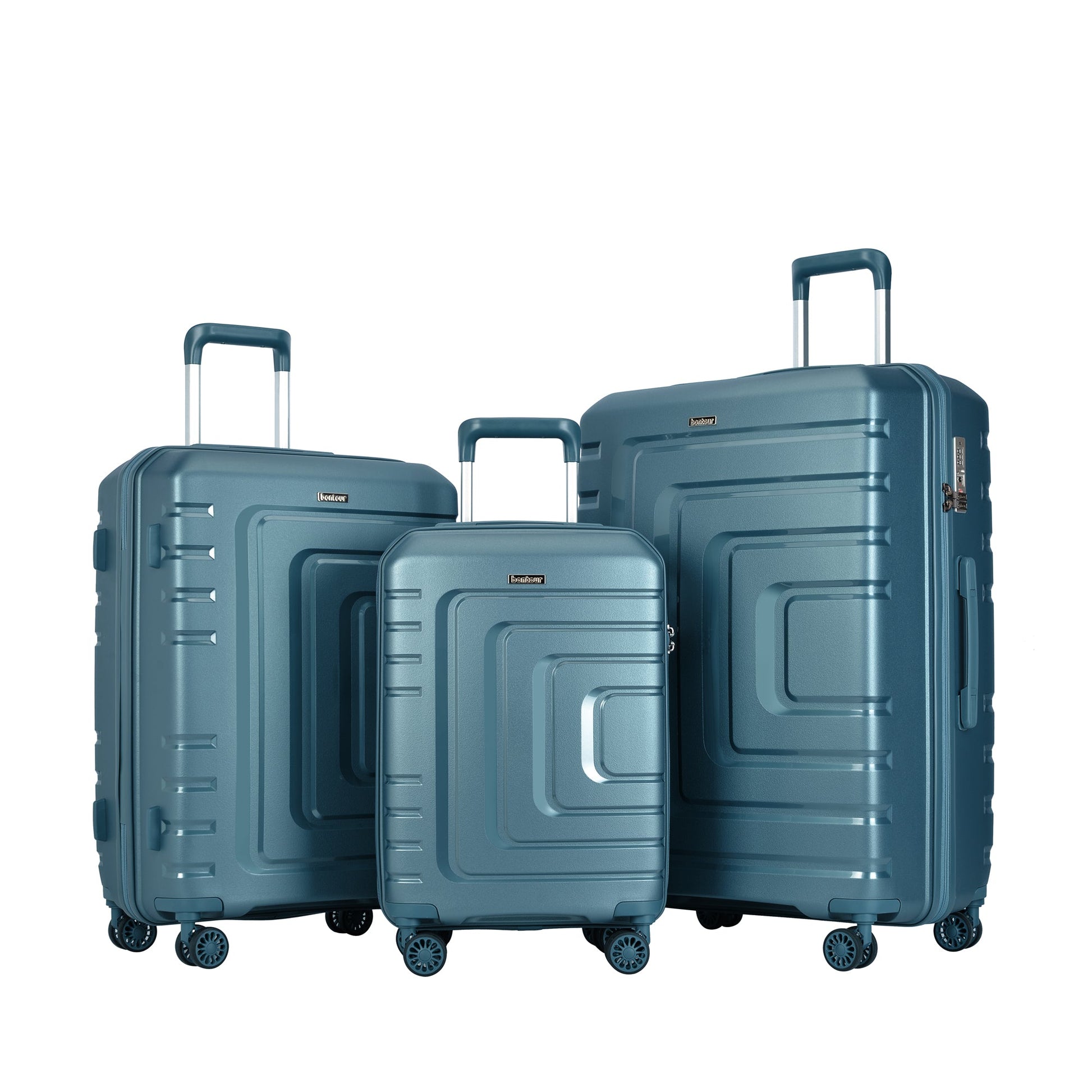 "CHARM" set od 3 kofera na 4 kotača sa TSA bravom, ledeno plavi | BONTOUR-BONTOUR-Vita Home