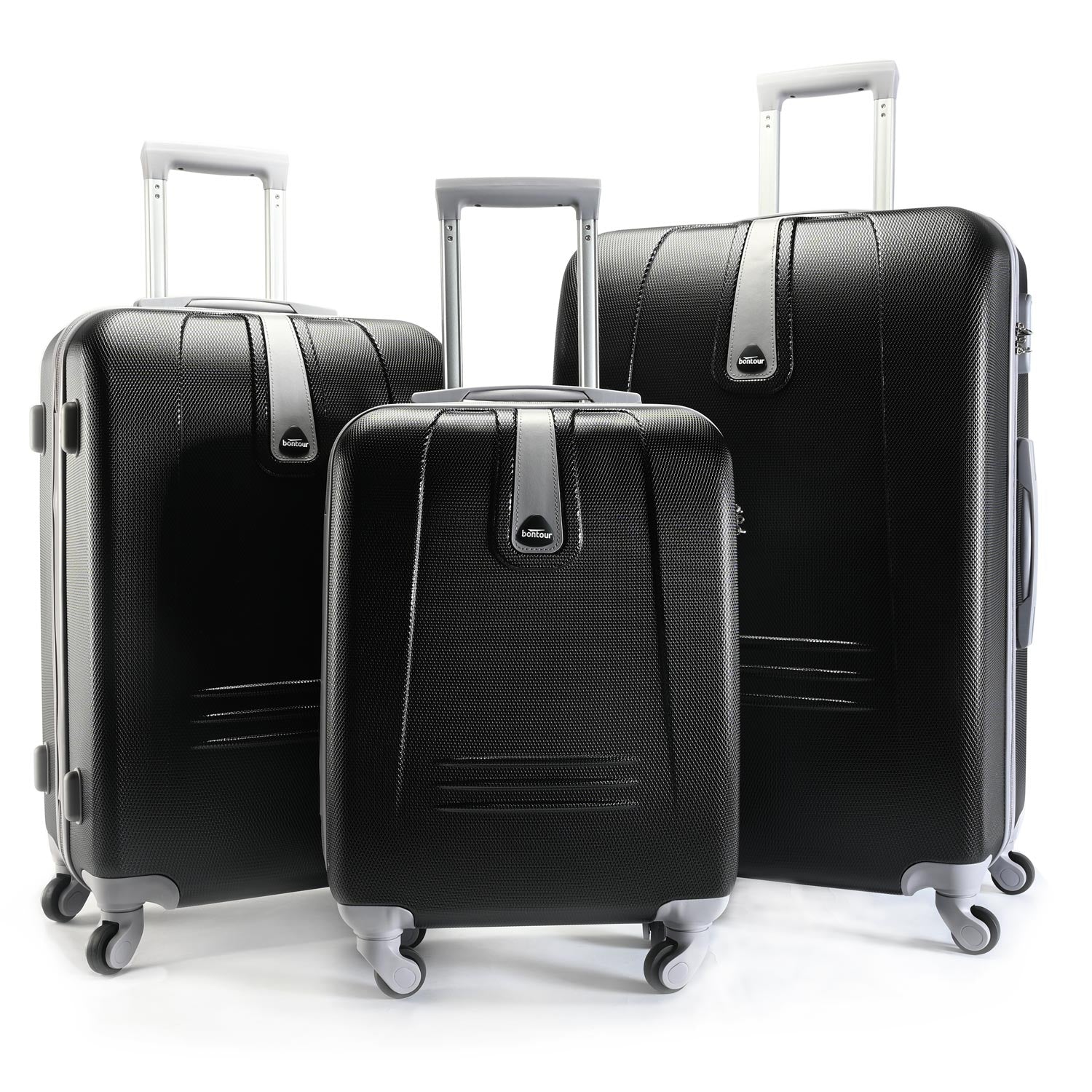 Classic set od 3 kofera na kotače, ABS materija, crne boje | BONTOUR-vitahome.hr