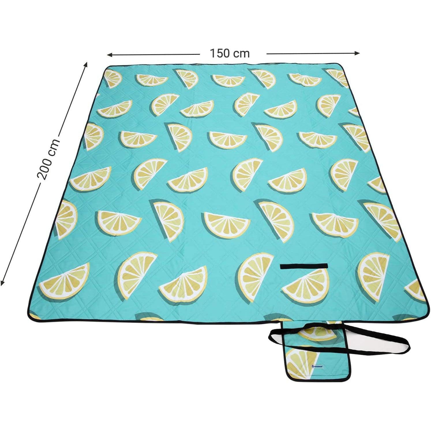 Deka za piknik, 200 x 150 cm, velika prostirka za kampiranje i prostirka za piknik | songmics-vitahome.hr
