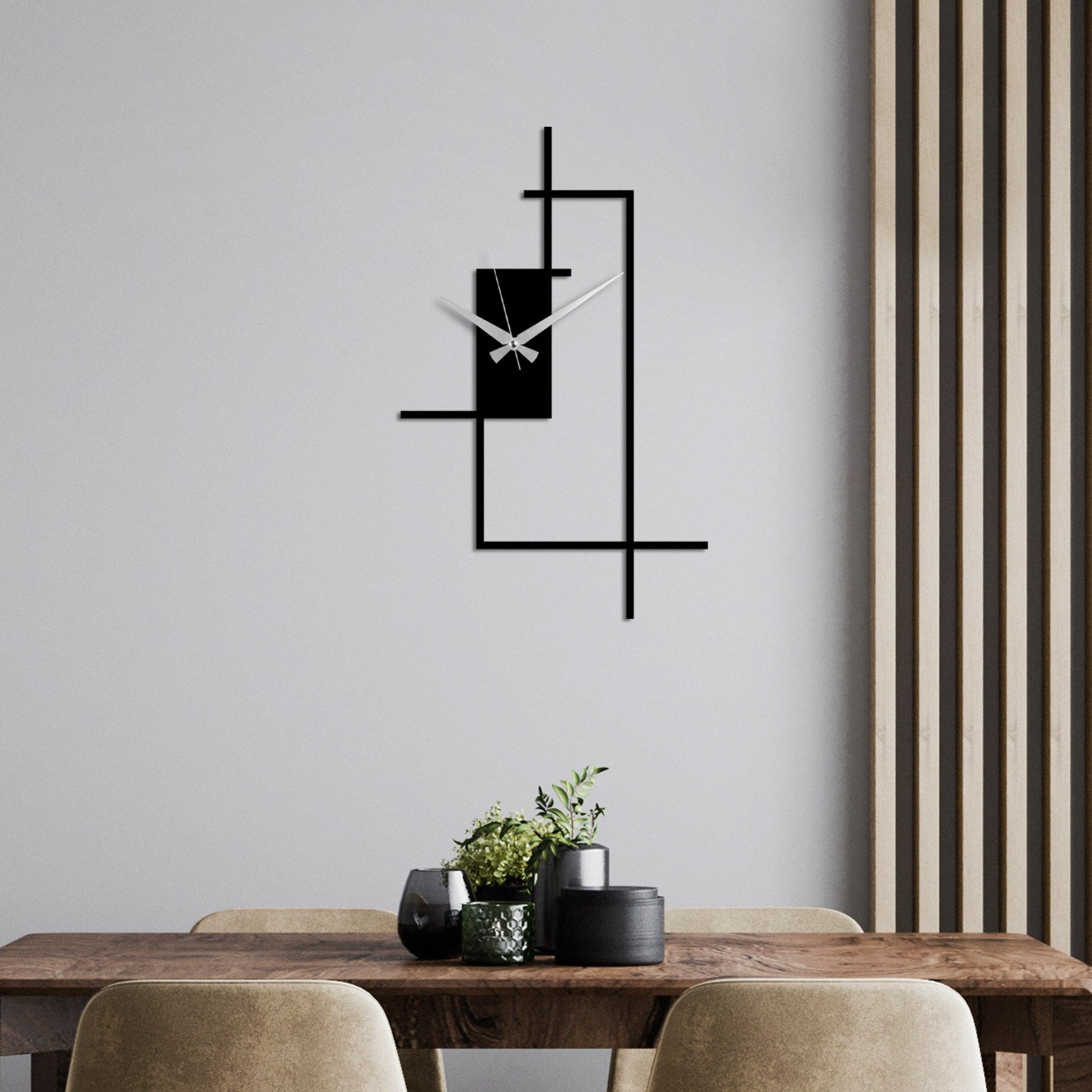 Dekorativni metalni zidni sat, Corner | AG-vitahome.hr