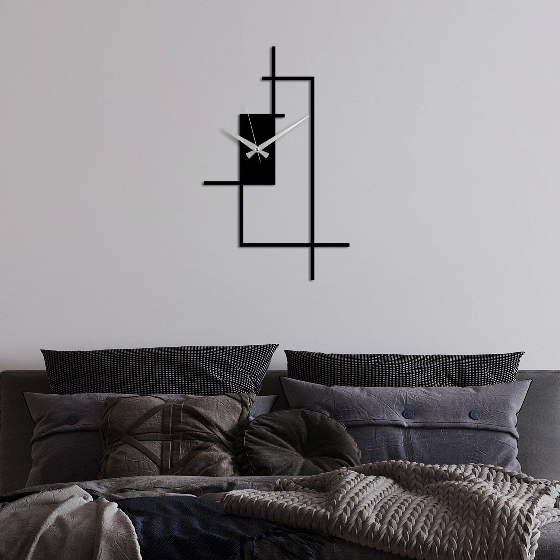 Dekorativni metalni zidni sat, Corner | AG-vitahome.hr