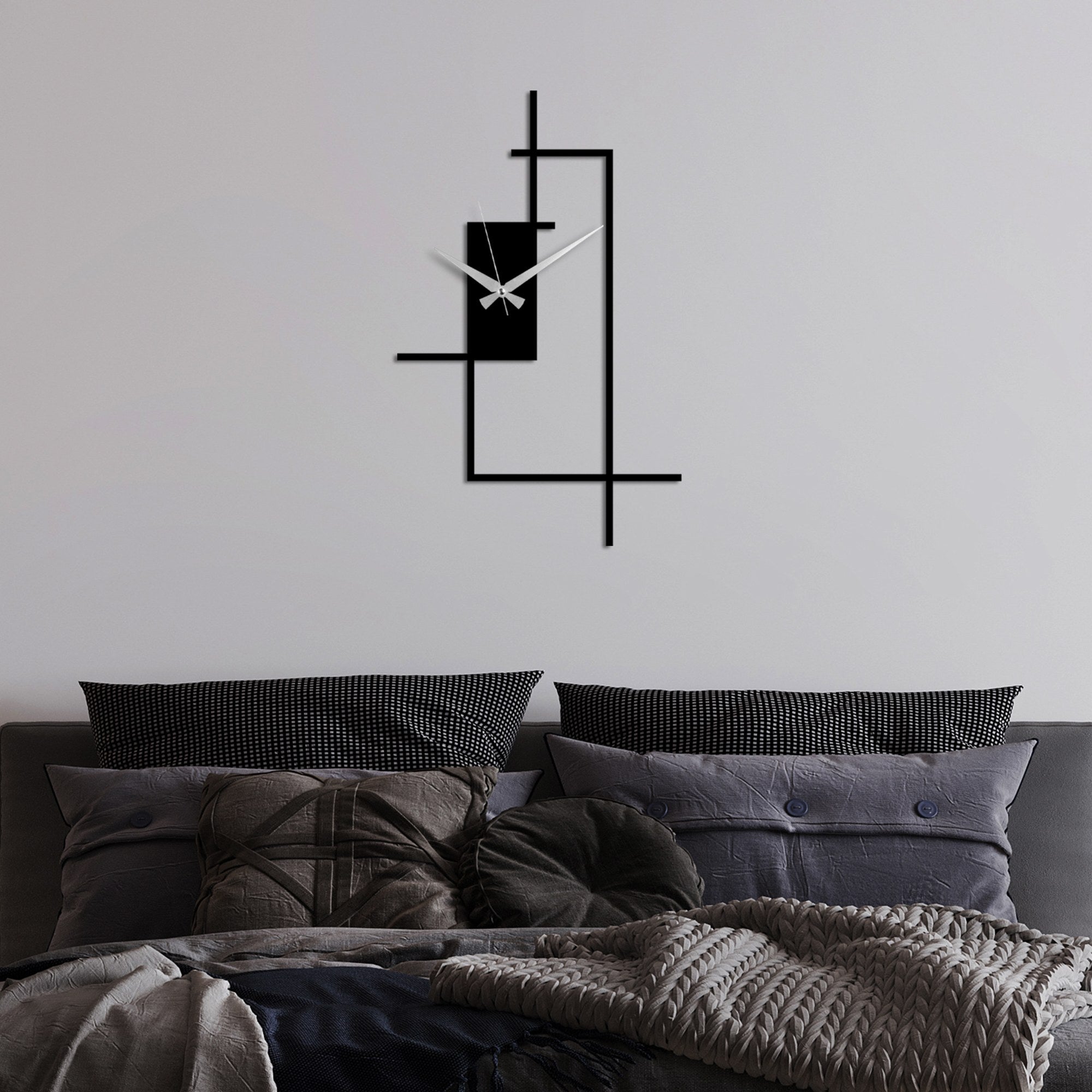 Dekorativni metalni zidni sat, Corner | AG-vitahome.hr