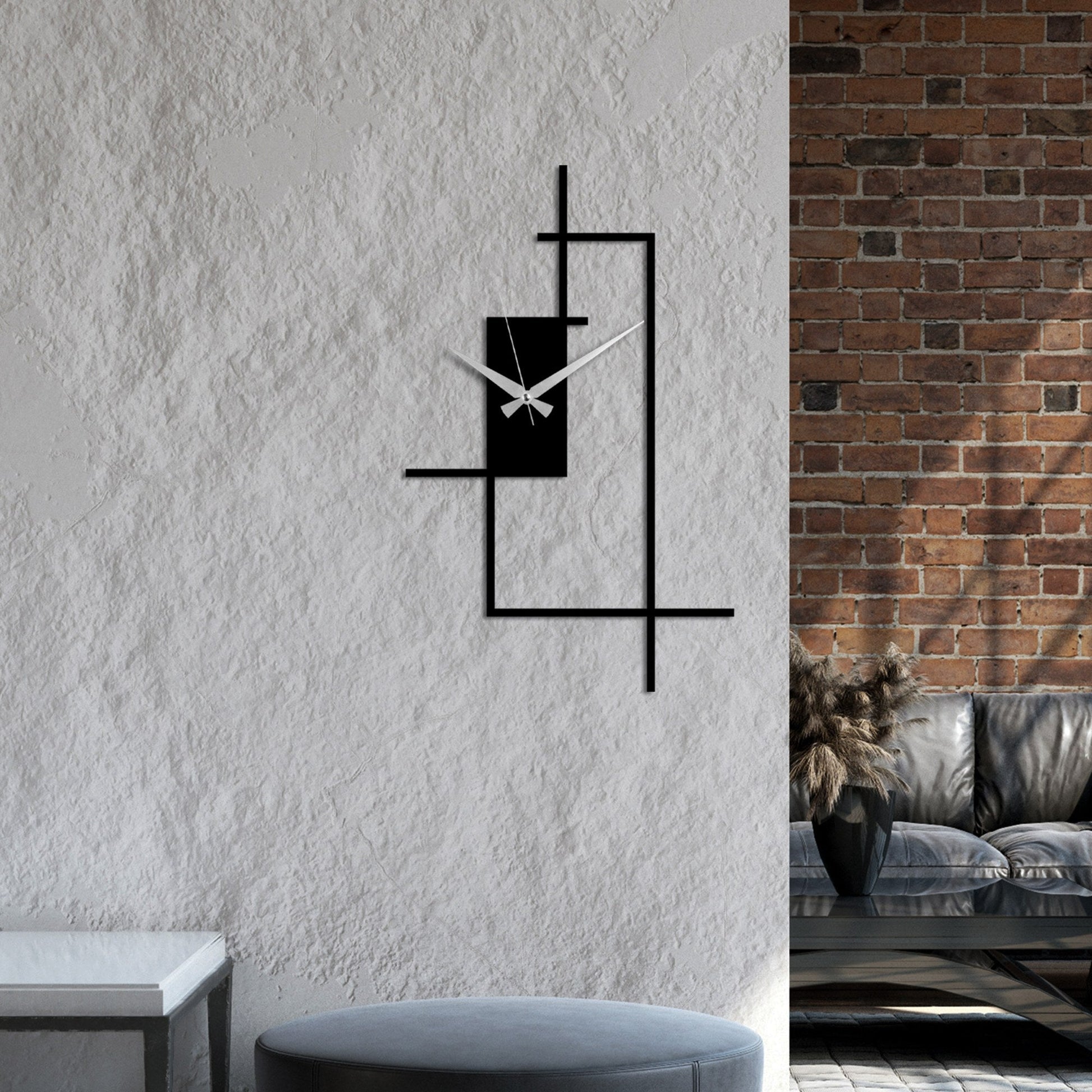 Dekorativni metalni zidni sat, Corner | AG-vitahome.hr