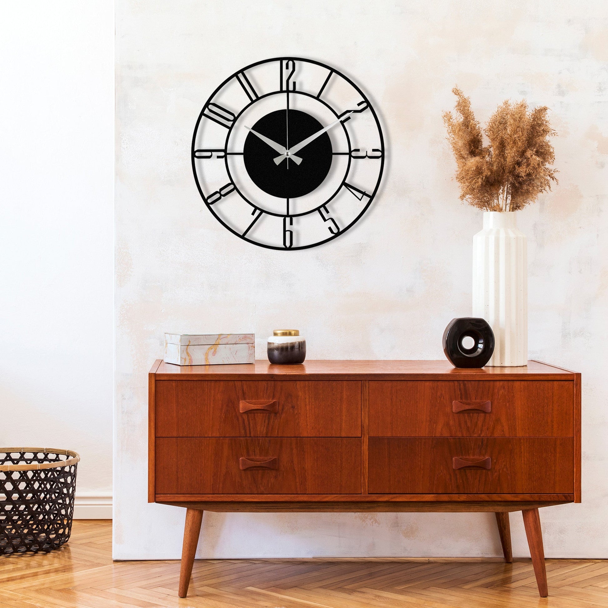 Dekorativni metalni zidni sat, Enzoclock - S011 | AG-vitahome.hr