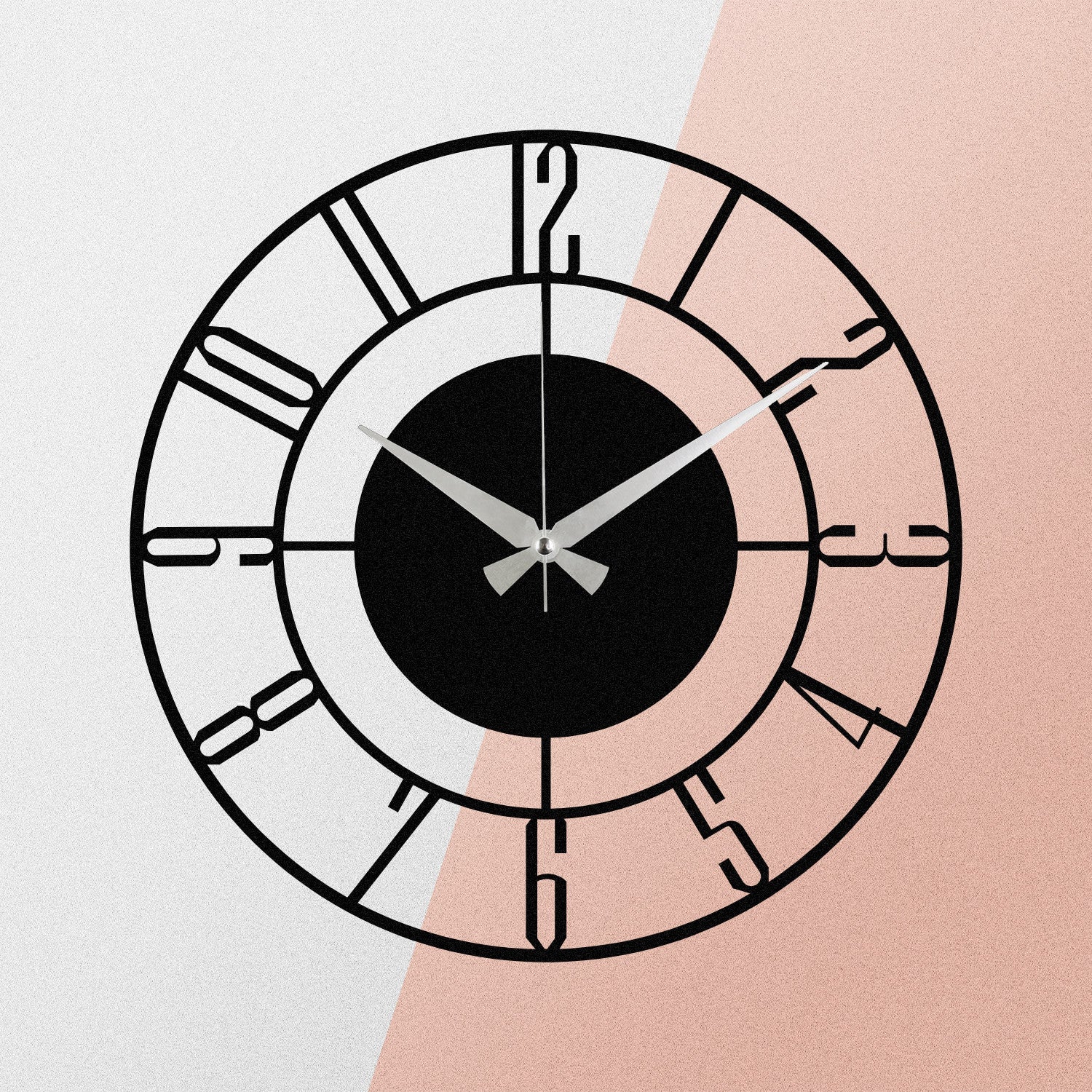 Dekorativni metalni zidni sat, Enzoclock - S011 | AG-vitahome.hr