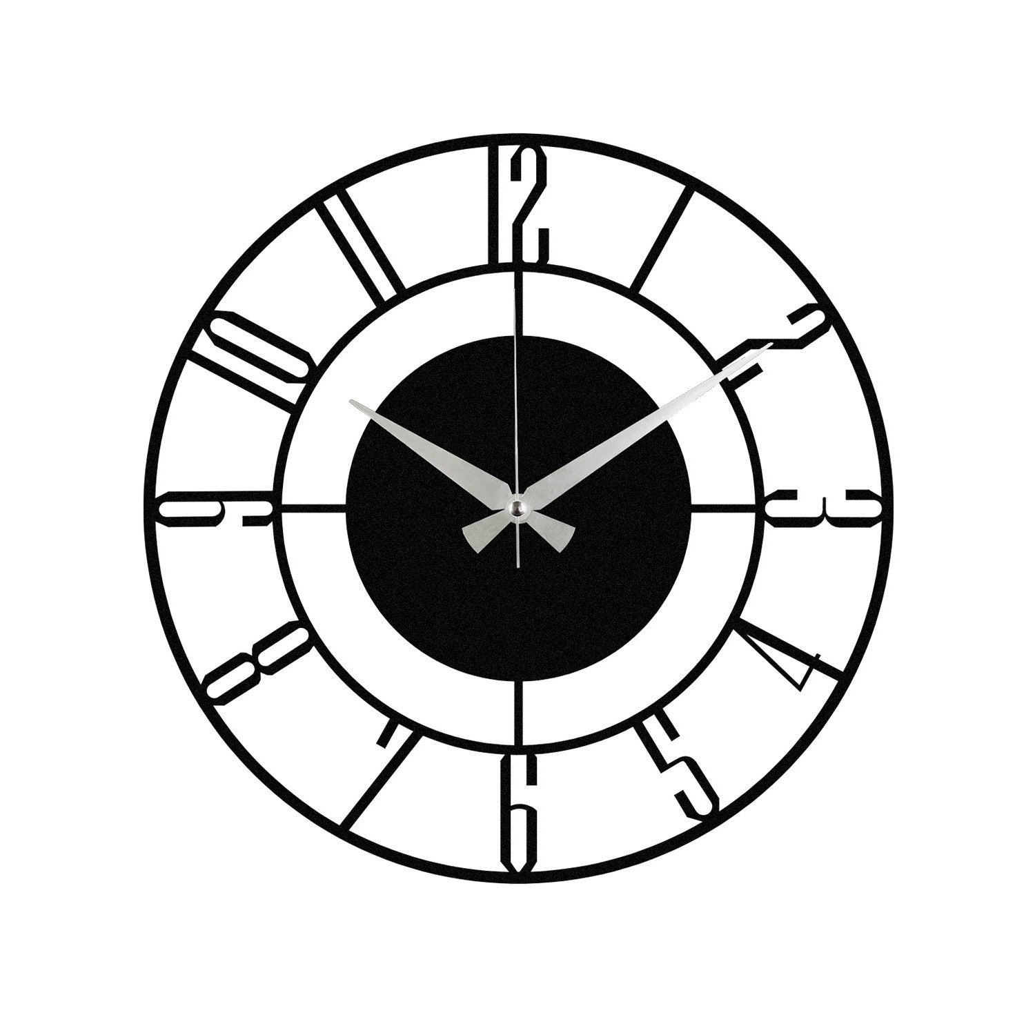 Dekorativni metalni zidni sat, Enzoclock - S011 | AG-vitahome.hr