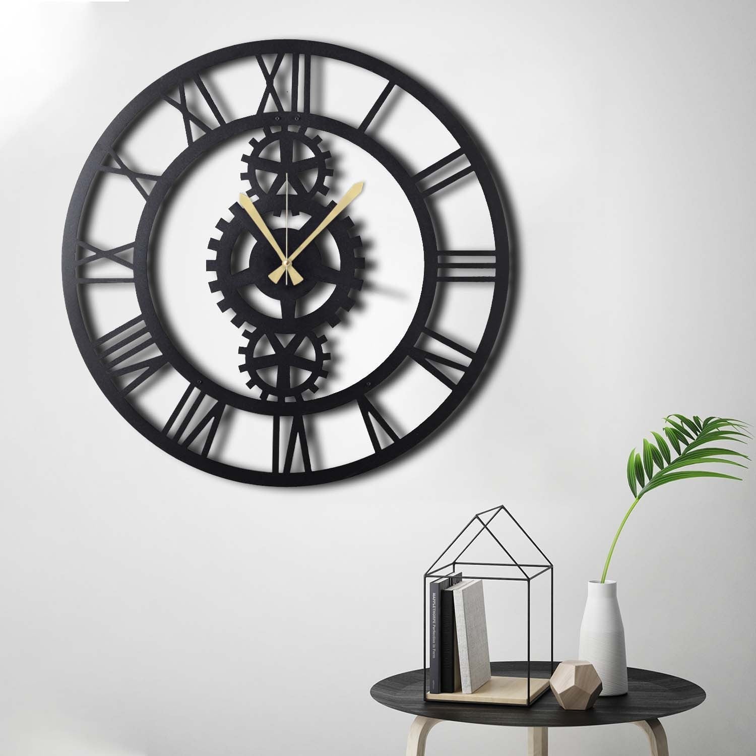 Dekorativni metalni zidni sat, Gear XL | AG-vitahome.hr