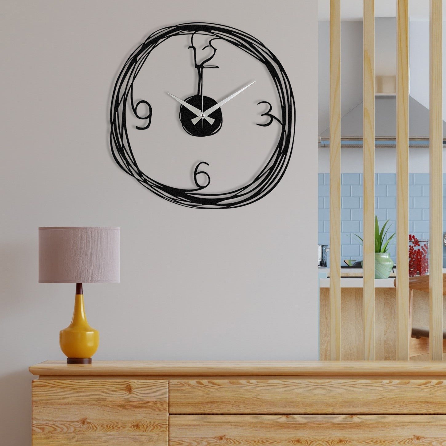 Dekorativni metalni zidni sat, Gergo | AG-vitahome.hr