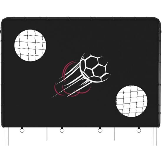 Dječji nogometni gol, 215 x 76 x 150 cm, crni | SONGMICS-vitahome.hr