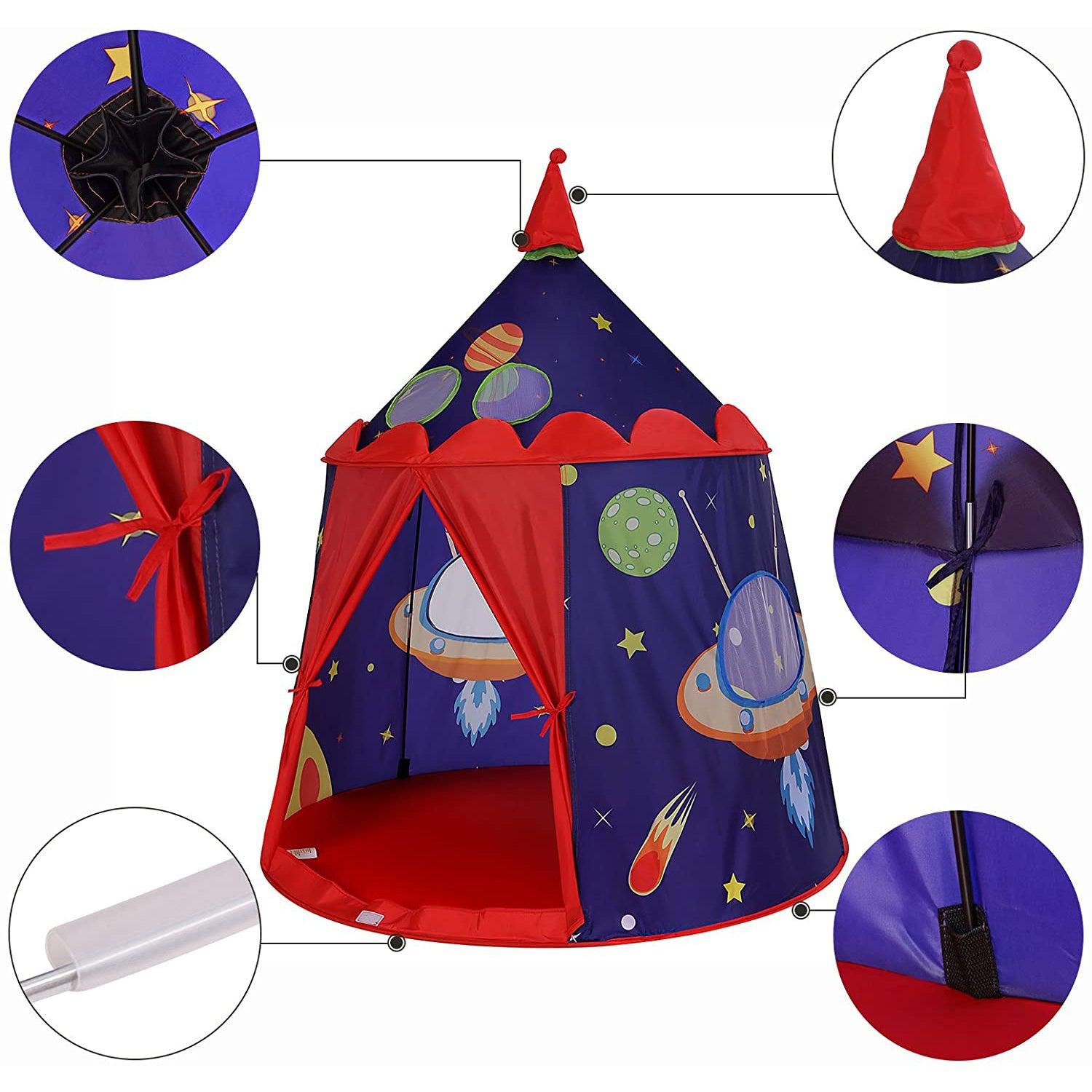 Dječji šator, šator za igru 101 cm promjera x 120 cm | SONGMICS-vitahome.hr