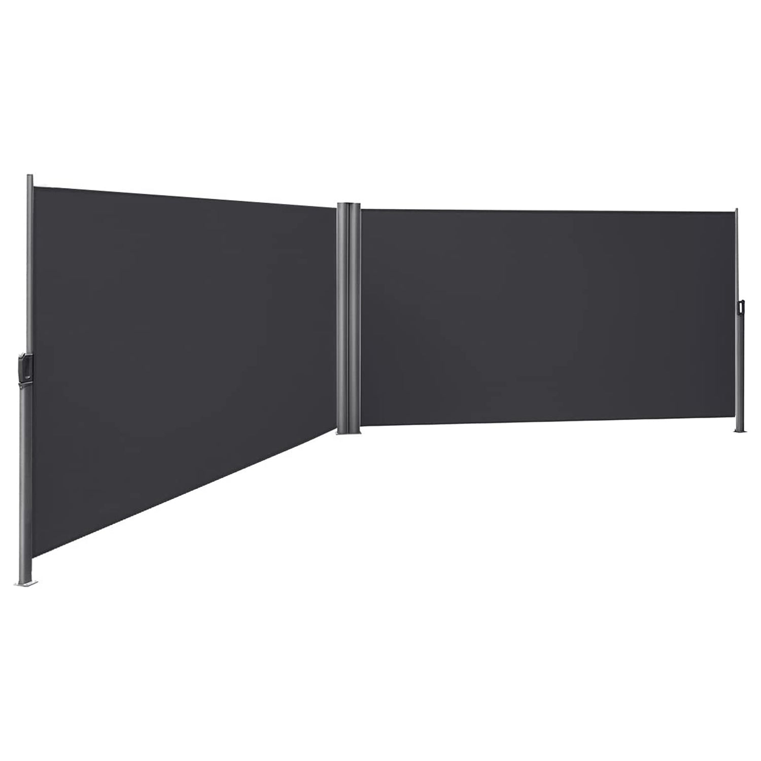 Dvostrana, razvlačna tenda 160 x 600 cm, siva | SONGMICS-vitahome.hr