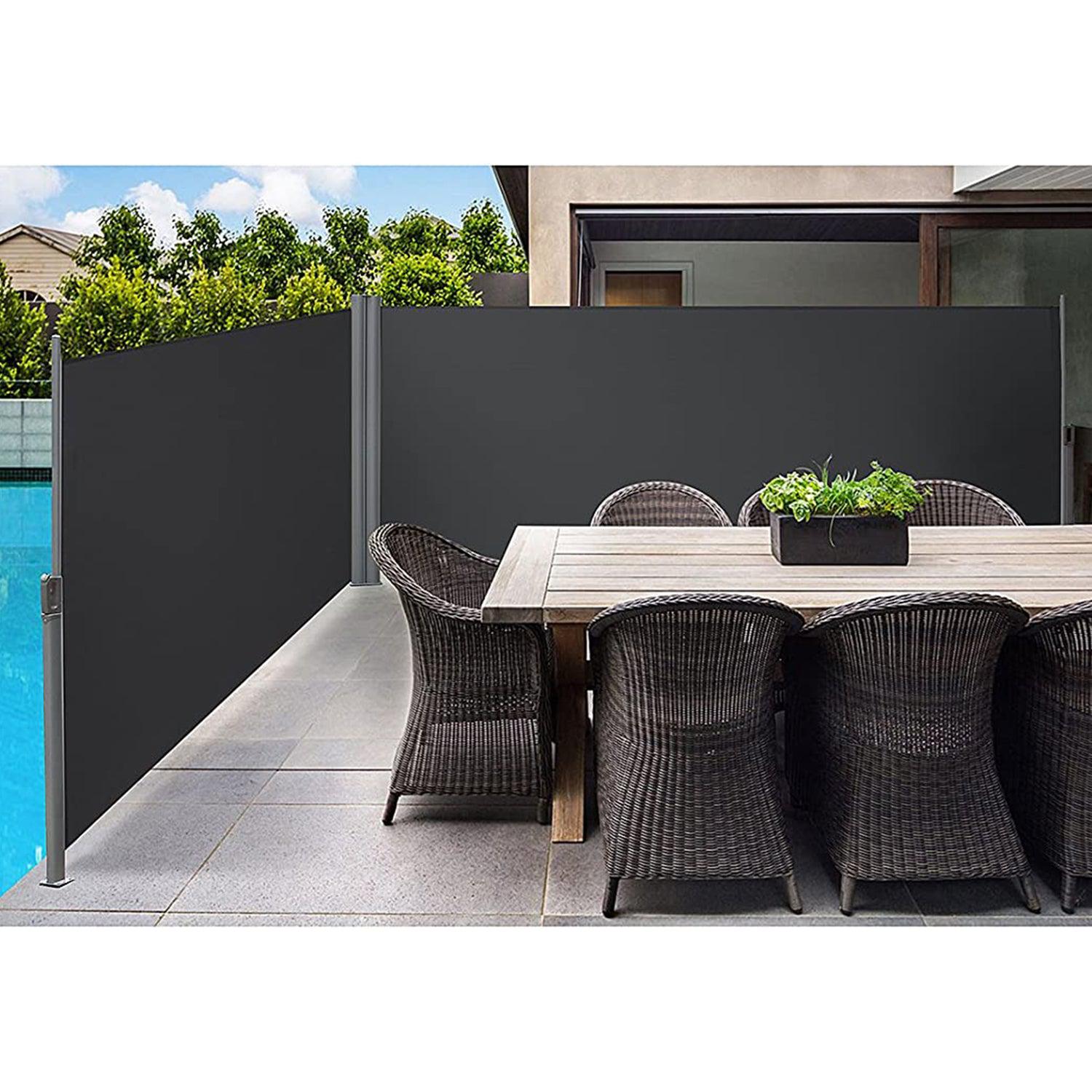 Dvostrana tenda 1,8 x 6 m (V x Š) antracit | SONGMICS-vitahome.hr