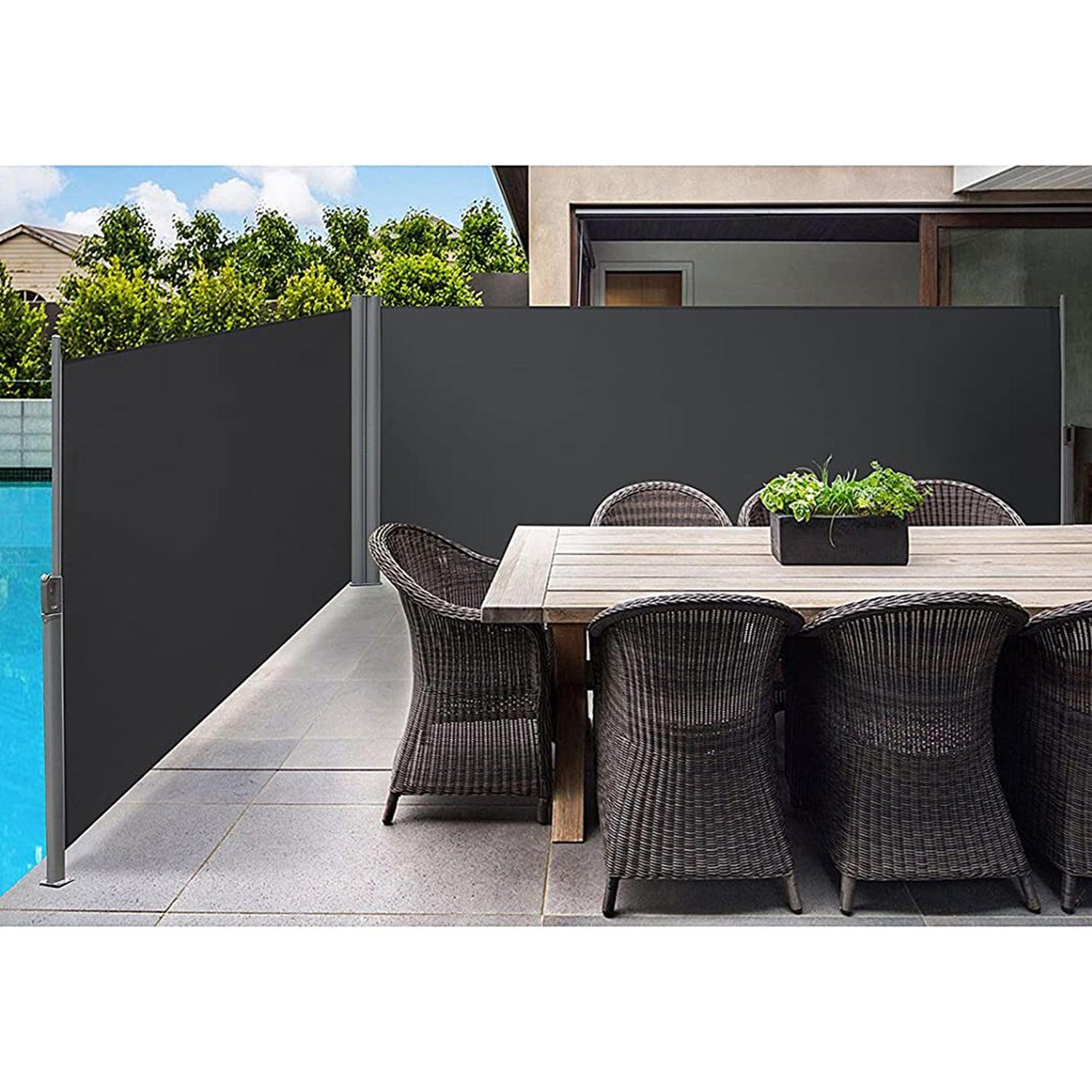 Dvostrana tenda 1,8 x 6 m (V x Š) antracit | SONGMICS-vitahome.hr