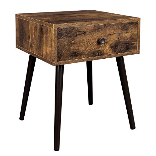 Éjjeliszekrény, Dohányzóasztal, Retro Barna, 48 x 40 x 55,5 cm-VASAGLE-Vita Home