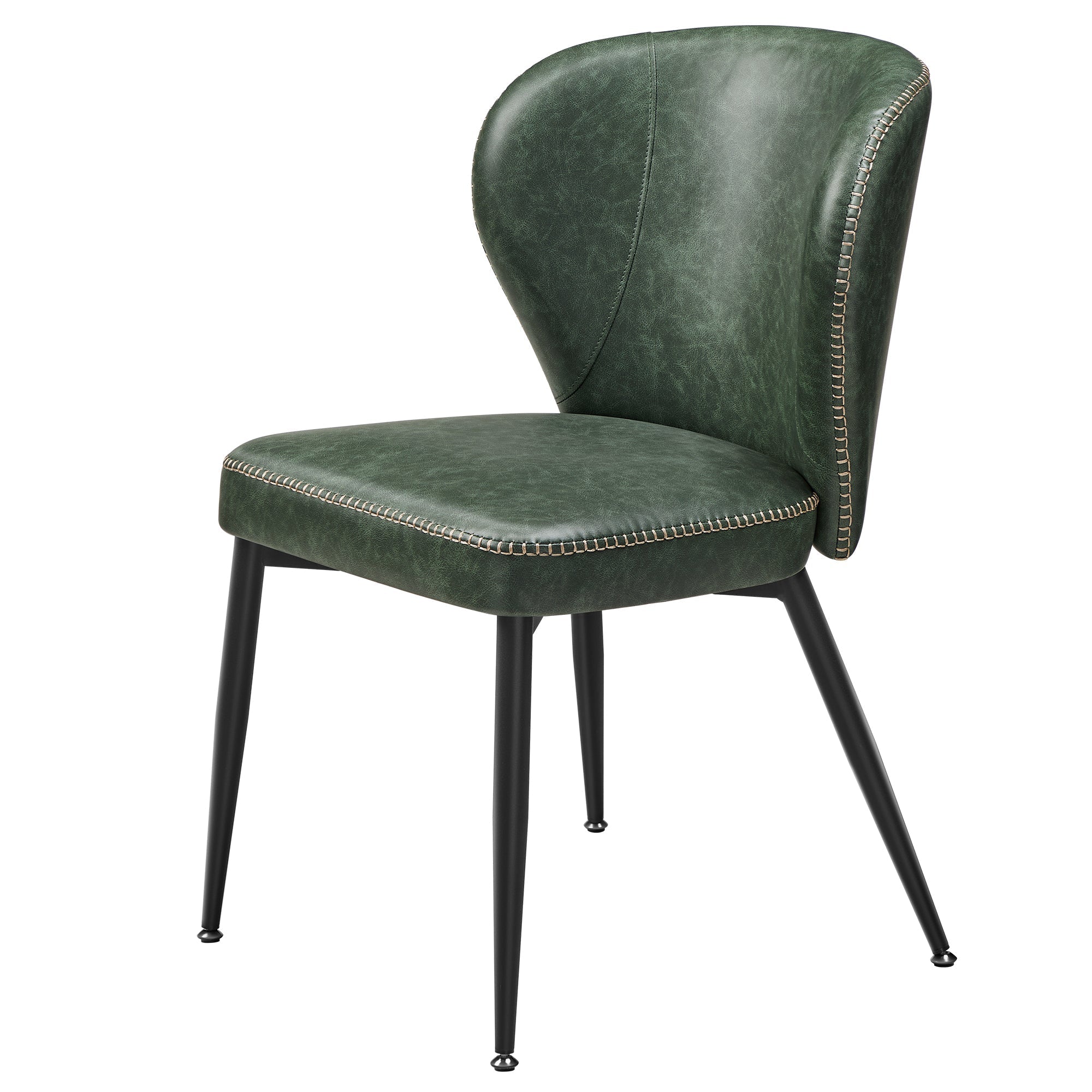 EKHO tapecirana blagovaonska stolica, 55 x 52 x 80,7 cm, zelene boje | VASAGLE-vitahome.hr