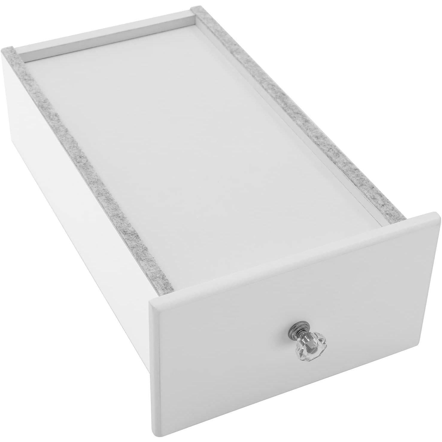 Elegantni toaletni stol sa stolicom, ogledalom i 5 ladica, bijele boje | SONGMICS-vitahome.hr