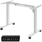 Električni okvir stola podesive visine 73-118 cm, čelični okvir, bijeli | SONGMICS-vitahome.hr