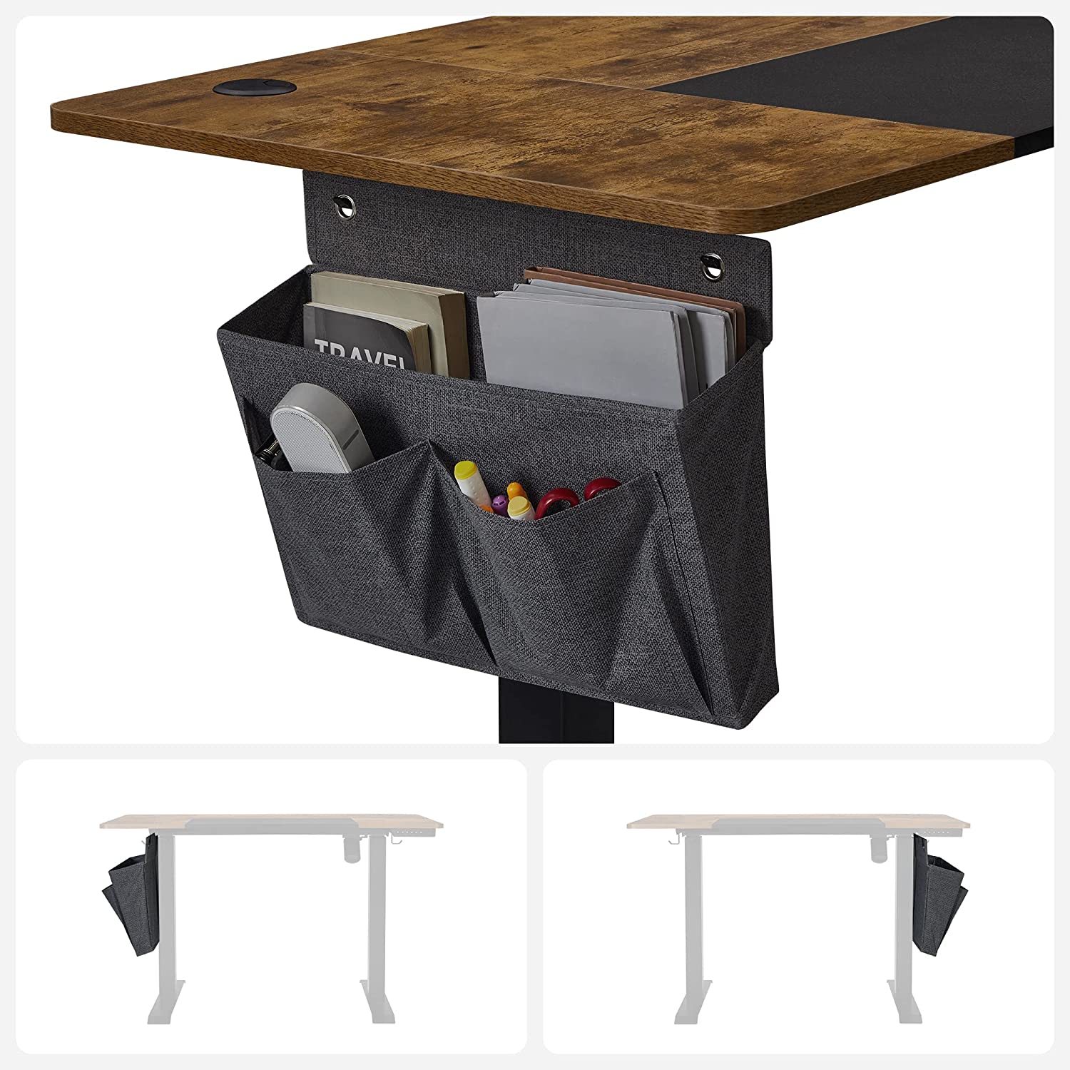 Električni stol podesiv po visini, 60 x 140 x (72-120) cm | SONGMICS-vitahome.hr