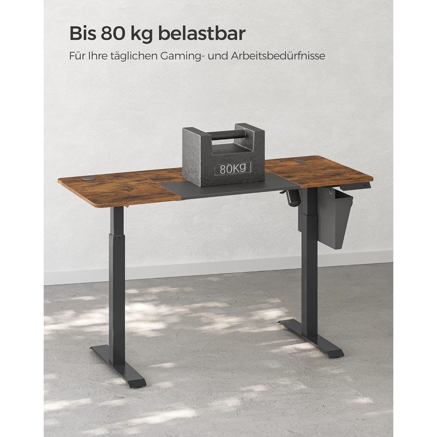 Električni stol podesiv po visini, 60 x 140 x (72-120) cm | SONGMICS-vitahome.hr