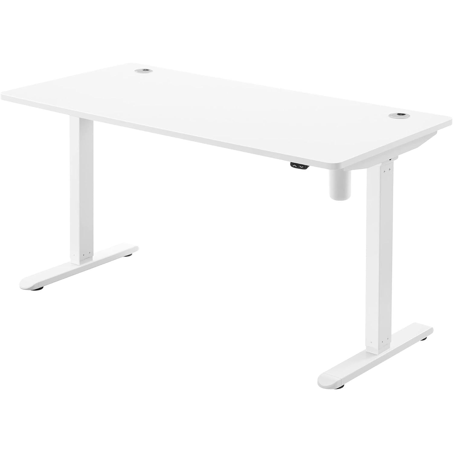 Električni stol podesive visine, 70 x 140 x (73-114) cm, bijele boje-SONGMICS-Vita Home