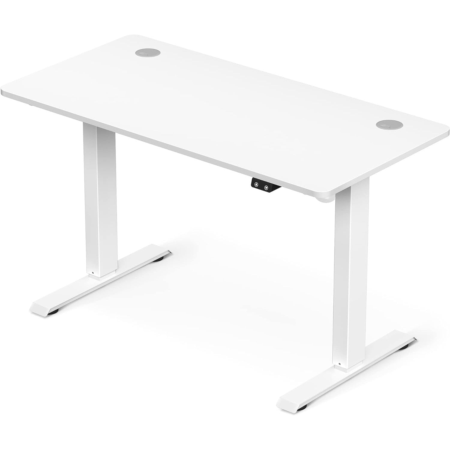 elektromos íróasztal, állítható magasságú, 120 x 60 cm, fehér-SONGMICS-Vita Home