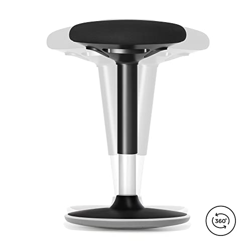 Ergonomikus irodai munkaszék 360°-ban állítható forgószék, fekete-SONGMICS-Vita Home